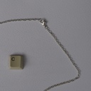 Chaînes de Collier 43cm argentée avec Fermoir Mousqueton