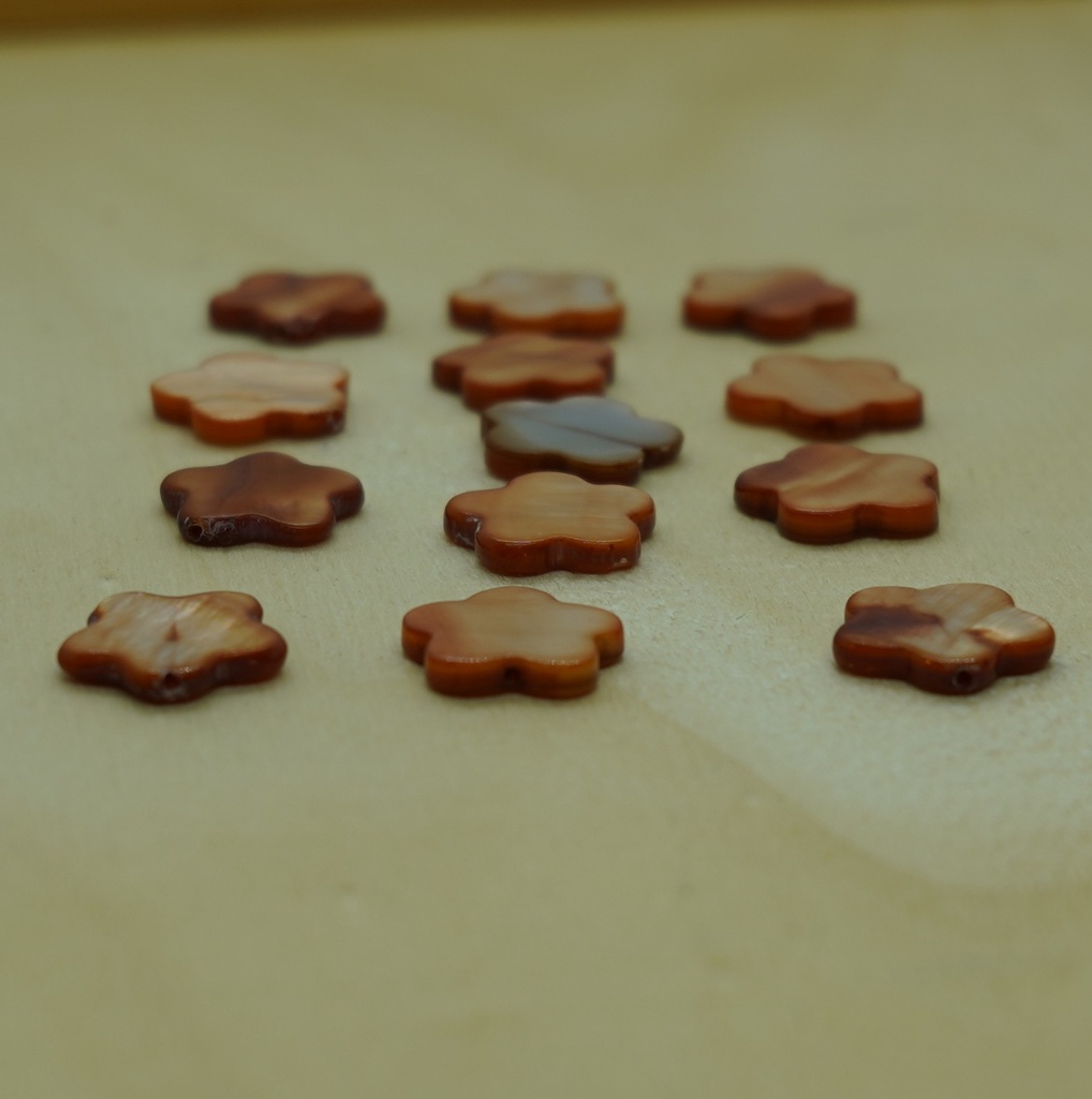 Fleur de nacre plate