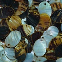 Pendentif coquillage ovale