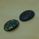 Disque en coquillage d'ormeau 2 trous