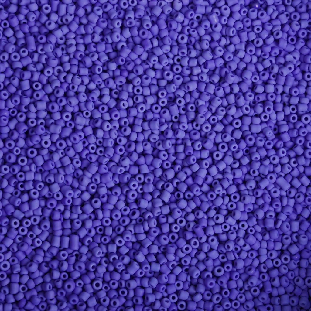 Perles de rocaille bleu cyan mat 11/0