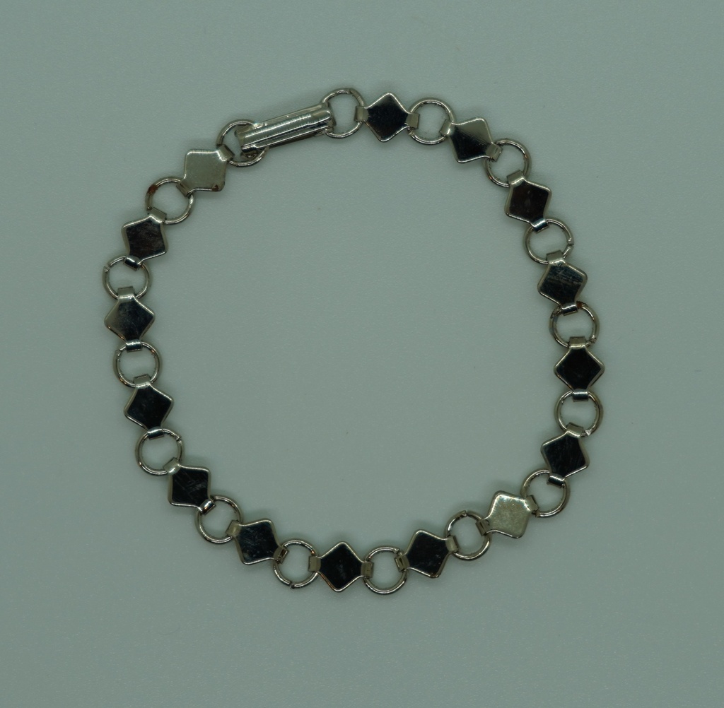 Bracelet losange argenté