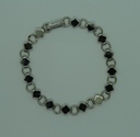 Bracelet losange argenté