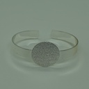 Support de bracelet a platine argenté
