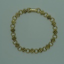 Bracelet losange doré