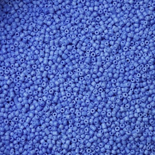 [Per-00007] Perles de rocaille bleu clair opaque 11/0