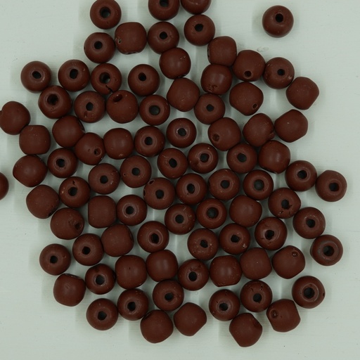 [Nat-00031] Perle ronde en coquillage bordeaux 11mm